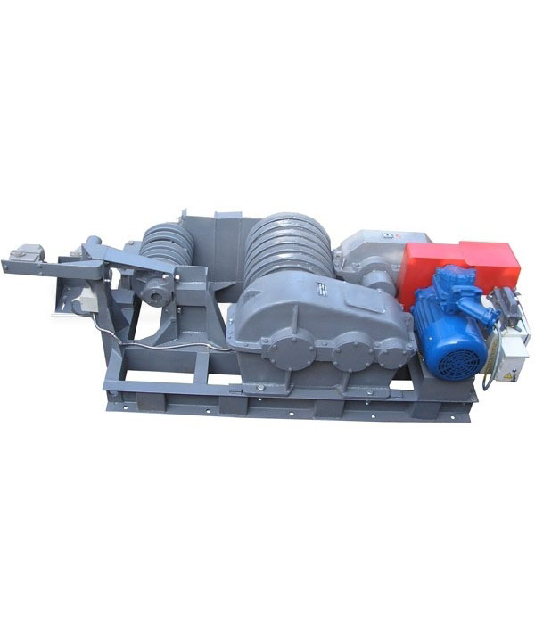 Electric reverse winch for cars
