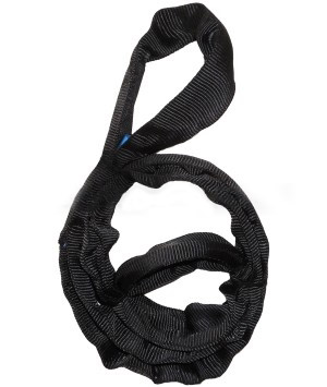 Endless round wire rope slings black