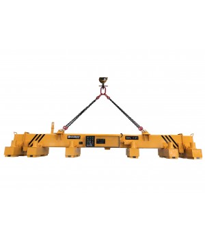 HM2 - TELESCOPIC LIFTING BEAM WITH PERMANENT ELECTRIC MAGNET