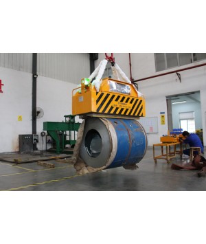 HC SERIES - LIFTING BEAM FOR STEEL COILS WITH PERMANENT ELECTRIC MAGNET