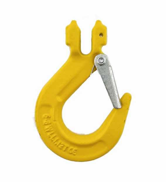 G80 clevis sling hook with latch
