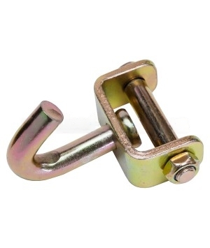 Swivel J hook with bolt and nut