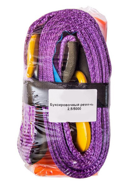 Tow strap made of textile tape