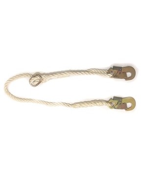 Rope safety lanyard